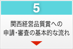 関西経営品質賞への申請・審査の基本的な流れ